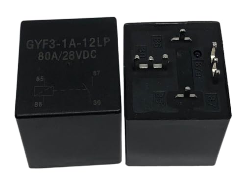 Relé V7-1A-E-12V-80A con alta capacidad de 80 amperios y 4 pines
