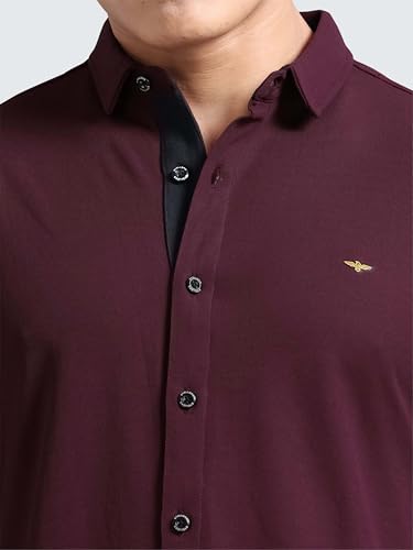Image of STELLERS Men's Premium Full Sleeve Shirt | Feather Touch Feel| Regular Fit| Odour Resistant| Anti-Static| Wrinkle Free| Quick Dry | Stretchable| Lightweight| Sweat-Proof