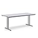 Produktbild Certeo Klapptisch | HxBxT - 720 x 1800 x 800 mm | Extra starke rechteckige Platte | Gestell und Platte in lichtgrau | Klapptisch Mehrzwecktisch Konferenztisch