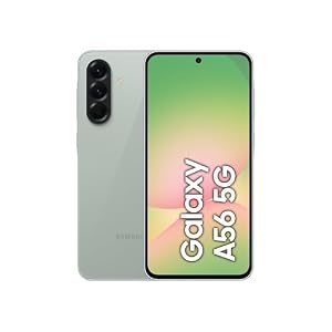 Samsung Galaxy A56 5G, Android-Smartphone, 256 GB Speicher, 8 GB RAM, Super Olive, 6 Betriebssystem-Upgrades, großes Display, lange Akkulaufzeit