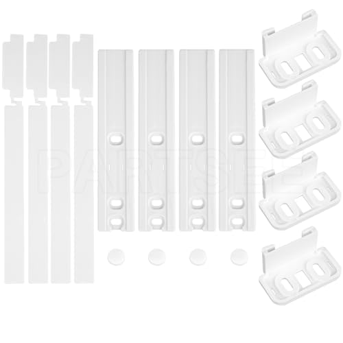 Türmontageset Schlepptür Schleppscharnier für Einbau-Kühlschrank mit dem Originalcode C00312150 für Whirlpool für Bauknecht für Indesit für Ignis 481231019131