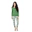 Green Top/Striped Bottom