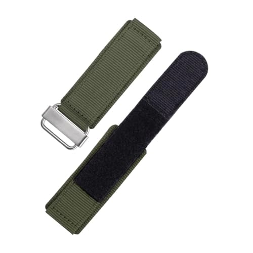 Bracelet de montre en nylon 22mm 24mm sangle sport étanche scratch pour Rolex