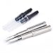 2PCS Jinhao 10 Fountain Pen Nib Section Set for Replacement, Iridium Stainless Extra Fine Nib with 5.5mm Diameter Ink Converter Set