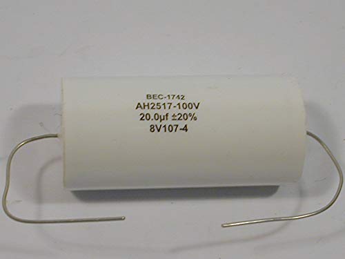 AH2517M Electrocube Capacitors 20MF 100V + OR -20% BEC-1742 Axial Leads