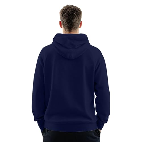 Hoodies for Men Lightweight Thin Fleece Hoodie Pullover with Hood Casual Basic Plain Pullover Sweatshirt2