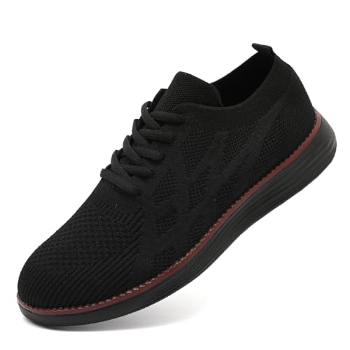 UROMGV Herren Laufschuhe Sportschuhe Turnschuhe Schnürschuh Walkingschuhe Slip On Lässig Flache Schuhe rutschfest AußenschuheInnenbereich Leichte Atmungsaktive Mesh Schuhe Schwarz EU 43 UROMGV Herren Laufschuhe Sportschuhe Turnschuhe Schnürschuh Walkingschuhe Slip On Lässig Flache Schuhe rutschfest AußenschuheInnenbereich Leichte Atmungsaktive Mesh Schuhe Schwarz EU 43