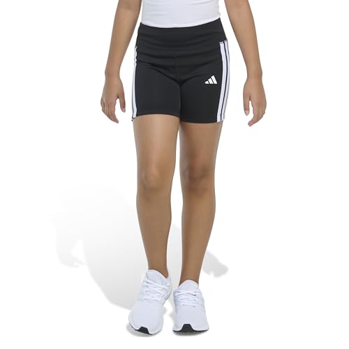 adidas Girls' 3-Stripe Bike Short4