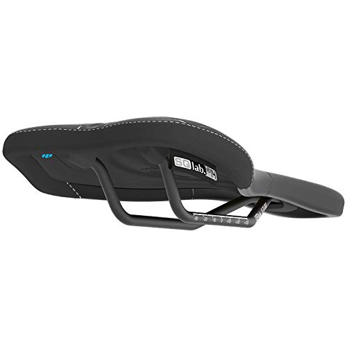 SQlab 611 Ergowave S-Tube Rail 140 Saddle blk