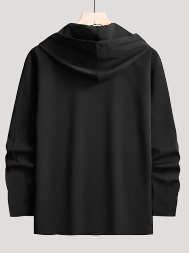 Image of Noble Monk Men's Relax Fit Hooded Shirt || Casual Wear for Men || Full Sleeve Shirts || Stylish Shirt for Men