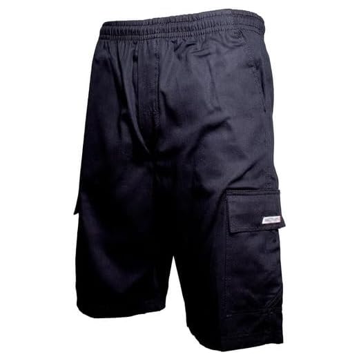 Kit 2 Bermudas Brim Elástico Cargo Ex. Plus Size Masc. Nova7 (BR, Alfa, XXG, Regular, Regular, Padrão, Preto)