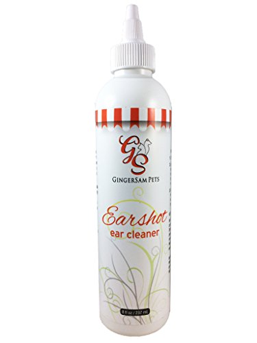 Earshot Dog Ear Cleaner, Natural Ear Cleaner for Dogs and Cats, Non-Irritating Dog Ear Cleaning Solution For Dirt, Ear Wax, Odor, Discharge, Itching and Head Shaking, Eco-Friendly Dog and Cat Ear Care