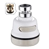 Kitchen Faucet Replacement Head, Movable Kitchen Sink Spray Head 360° Rotatable,Anti-Splash Sink Spr