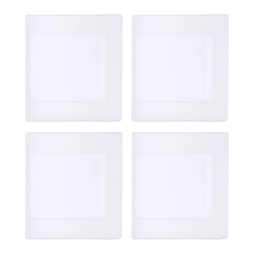 PATIKIL Light Switch Dust Cover, 4 Pack Blank Wall Plate Panel Switch Protector Dustproof Waterproof Protective Cover for Bathroom, Rubber Translucent
