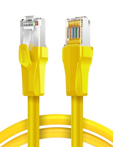 Cat6 Ethernet Cable 15FT Shielded 1Gbps Gold Connectors