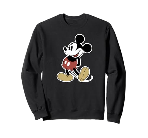 Sweatshirt Mickey Stand Varsity Disney aux finitions premium et coupe américaine rétro
