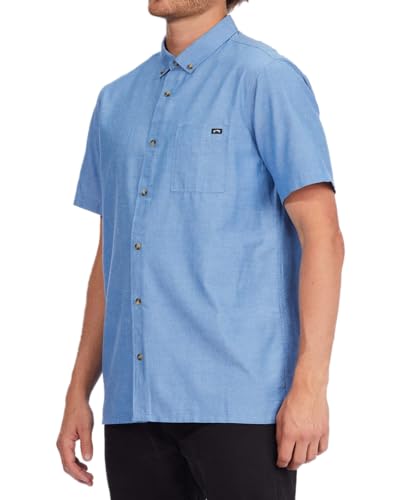 Billabong All Day Short Sleeve chemise en toile légère Rinse Blue SM
