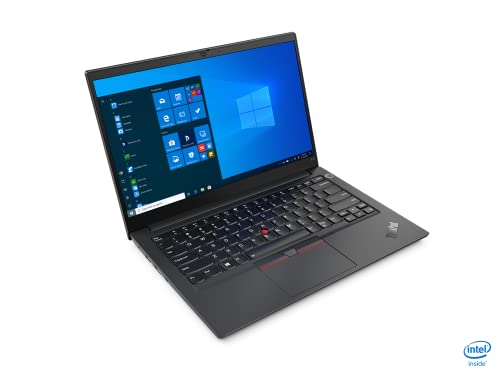 Image of Lenovo ThinkPad E14 Intel Core i3 11th Gen 14 inch FHD IPS Thin and Light Laptop (8GB RAM /512 SSD /DOS /Fingerprint Reader /Black /1.59 kg), 20TAS14C00