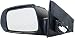 Driver Side Mirror for Scion tC (2005 2006 2007 2008 2009 2010) Unpainted Non-Heated Non-Folding Power Operated Left Outside Rear View Replacement Door Mirror with Turn Signal Lamp - SC1320102