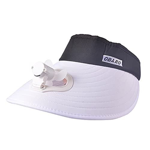 Chapeau de Ventilateur Solaire, Protection Solaire Casquette Ventilateur USB Refroidissant Casquette De Baseball Cover