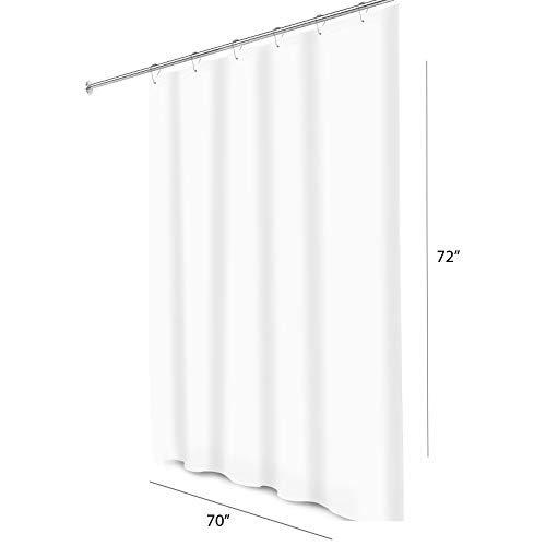 Home Expressions Heavy Duty Vinyl Magnetic Shower Curtain Liner 70"X72" (Red) #TOP2