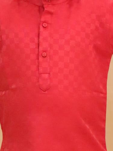 Image of AJ DEZINES Boys Cotton Full Sleeve Printed Kurta Pajama Set for Kids - Ethnic wear | Special Occasion & Traditional Outfit |Boys Kurta Pyjama Set - Regular Fit