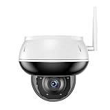 système videosurveillance - 4 cameras exterieures - enregistreur 500 go Indice IP : IP66 Caméras de Surveillance, 5MP WiFi 5X Zoom Optique extérieur PTZ Suivi de Mouvement IR Audio vidéo sécurité systèmes de caméra de vidéosurveillance(Solar Cam 64G)