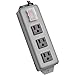 Tripp Lite 3 Outlet Waber Industrial Power Strip, 6ft Cord with 5-15P Plug (3SP),Gray