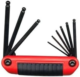 EKLIND 25919 Ergo-Fold Fold-up Ball-Hex allen wrench - 9pc set SAE Inch Sizes 5/64-1/4 image 2