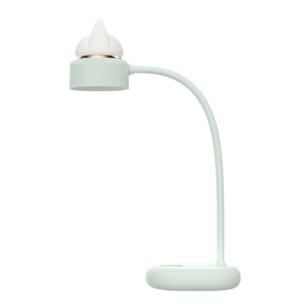 Lampara Escritorio Lámpara LED De Escritorio Con Carga USB, Lámpara De Mesa De Lectura, Luz De Mesa De Oficina De Estudio, Luz De Noche De Noche Plegable Portátil Protección Ocular Lampara(Grün,Base s