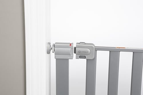 Safety 1st Walk Through Baby Gate with Door, Adjustable Pressure Mount Lift, Dog Gates, Fits 29"-38" Wide, 1-Pack, Silver - image 8