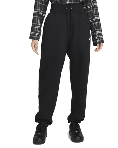 NIKE Phoenix Fleece Women Sweatpants Jogginghosen (M, Black)