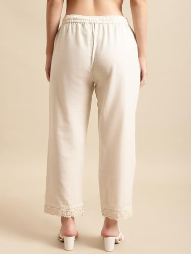 Image of Pistaa's Women's Regular Fit High Rise Palazzo