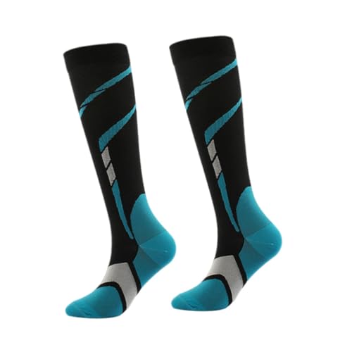 Beatifufu 1pair Outdoor Sports Compression Socks for Men Women Breathable Knee Socks for Climbing Running and Hiking Moisture-wicking Sweat-absorbent Design Ergonomic Fit for Ultimate