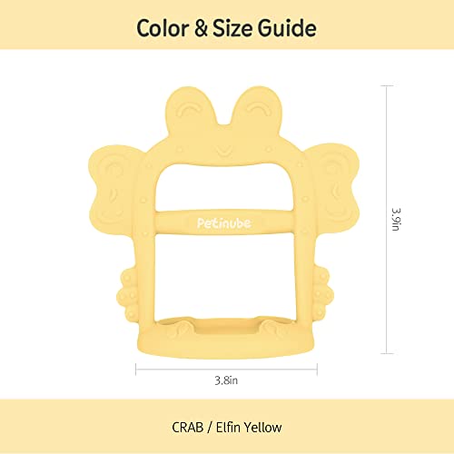 image for PETINUBE Anti-Dropping Silicone Baby Wrist Teether Soothing Pacifier f