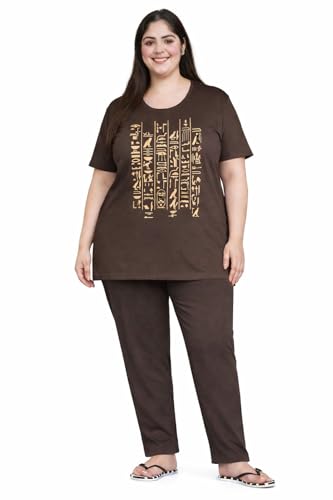 Image of In Love Women's Plus Size Longline T-Shirt with Side Pocket, 3 /4 Sleeve, Crew Neck