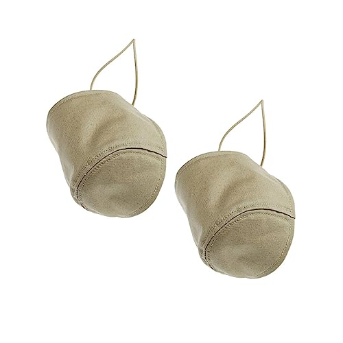 Kisangel 4 piezas cubiertas de zapato resistentes para talón, protector de tacón color caqui miniatura 7