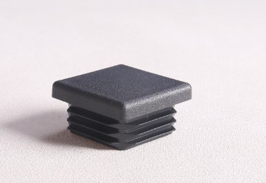 Image of 8pcs 2 inch Square Tubing Black Plastic Plug Fence Post Pipe Cover Tube Chair Glide Insert Finishing Plug