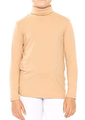 Image of STRETCH IS COMFORT Girl's Oh So Soft Long Sleeve Turtleneck | Youth Size 2-16