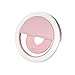 Produktbild Handy Selfie Ring Flash-Objektiv Beauty Fill Light Lampe Portable Clip für Fotokamera für Handy Smartphone - Pink