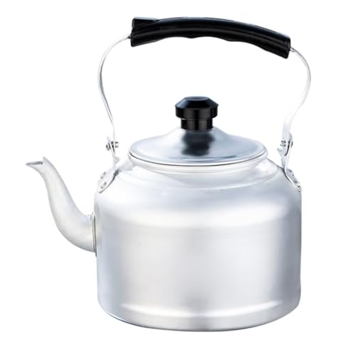 Bollitore for il tè, Bollitore in Alluminio Addensato, Teiera di Grande capacità 2L-3L for Stufa a Carbone Fornello a Gas, Bollitore for Acqua Domestica con Becco Lungo Ketter, Bollitore for Acqua con