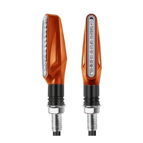 Remplacement des clignotants moto cassés lot de 4 feux orange universels de signalisation