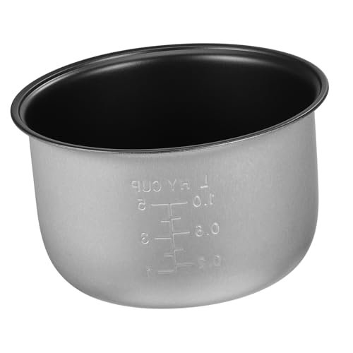 Zerodeko Recambio Olla Interior Antiadherente para Arrocera Aluminio Antiadherente Multifuncional para Cocinar Arroz Sopa y Pasteles Hogar