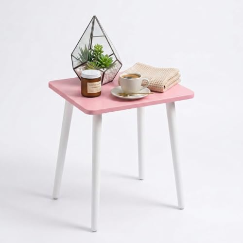 FORAOFUR Small Side Table Living Room, Mini Table for Small Spaces