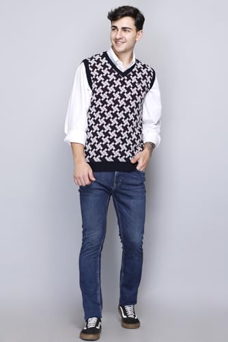 Image of GODFREY Half Sweater for Man Winter Pullover - Sleeveless Men Sweaters