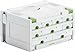 Produktbild Festool SORTAINER SYS 3-SORT/9 (mit Schubladen, Trennstege für Schublade, Etikettenhalter, Beschriftungsstreifen)