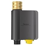 SONOFF SWV-ZNE Hydro ONE Lite Bewässerungscomputer Zigbee, Sprinkler-Timer mit Messinganschluss, Wetter-Zeitschaltuhr für Bewässerungssystem Garten & Rasen, kompatibel mit Alexa, Google, SmartThings