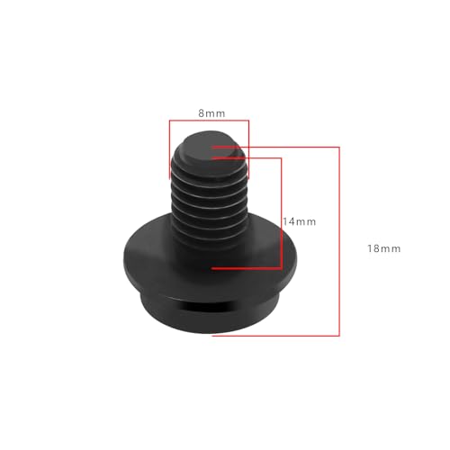 YINETTECH 2pcs Circular Saw Blade Bolt 648697-00 Compatible with Dewalt Not Easy to Rust Sturdy Durable Long Service Life Metal Material - Image 4