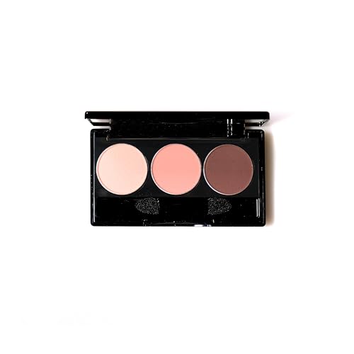 Makeup by Mari Southern Comfort Palette – 3-Shade Multi-Use Powder for Eyes & Face | Neutral Mattes + Shimmer | Clean, Cruelty-Free
