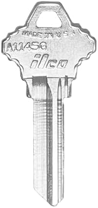Ilco A1145G Key Blank, Replacement for G Keyway 6-pin (10-Pack)